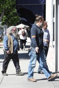 Charlie Hunnam, Ryan Hurst & Mark Boone Junior - Out for lunch in Los Angeles - April 1, 2017
