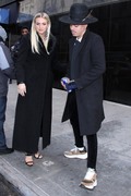 Ashlee Simpson and Evan Ross are seen at Good Day NY - 01/07/2019
