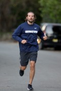Bradley Cooper - Out for a run near his home in Los Angeles - December 2, 2016