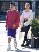 Justin Bieber and Hailey Baldwin out and about, Los Angeles, USA - 17 Oct 2018