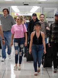 Kelsea Ballerini and Maren Morris - Arrive at LAX Airport, 2018-04-09