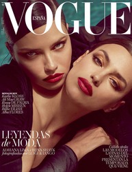 Adriana Lima & - Irina Shayk - Vogue Espana August 2019