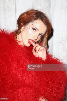Bella Thorne from 'Assassination Nation' attends The Hollywood Reporter 2018 Sundance Studio at Sky Strada, Park City on January 22, 2018 in Park City