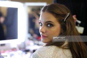 Barbara Palvin poses backstage at the amfAR Gala Cannes 2018 at Hotel du Cap-Eden-Roc on May 17, 2018 in Cap d'Antibes, France.