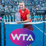 Petra Kvitova - during the 2019 Sydney International Tennis Final at Sydney Olympic Park 01/12/2019