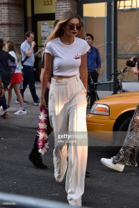 Gigi Hadid seen around Spring 2016 New York Fashion Week: The Shows - Day 7 on September 16, 2015 in New York City