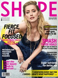 Amber Heard - Shape Singapore - April 2019
