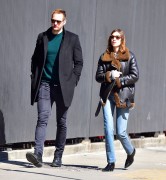 Alexander Skarsgård & Alexa Chung - Out and about in New York - March 22, 2017