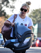Hilary Duff and daughter Banks Violet Koma out and about in Los Angeles, 09 January 2019