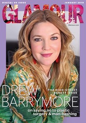 Drew Barrymore - Glamour UK  January 2019