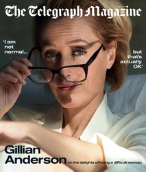 Gillian Anderson - The Telegraph magazine 12 January 2019
