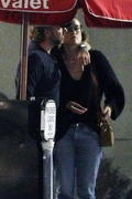 Olivia Wilde packs on the PDA with Jason Sudeikis after enjoying a kids free dinner at Son of a Gun in West Hollywood 31/03/2018