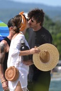 Alessandra Ambrosio - and Nicolo Oddi share a kiss on the beach in Brazil December 28, 2018