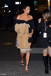 : Shay Mitchell is seen in Midtown on March 15, 2018 in New York City.