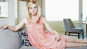 Elle Fanning wearing Miu Miu for the Coveteur, by Andrew Arthur (January 2019)