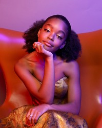 Marsai Martin - Poses for a portrait during the BET Awards 2019 at Microsoft Theater on June 23, 2019 in Los Angeles, CA