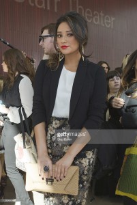 Shay Mitchell attends the Rachel Roy Fall 2012 presentation on February 13, 2012