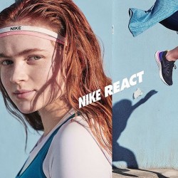 Sadie Sink - Nike React ad 2018