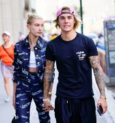 Justin Bieber & Hailey Baldwin - leaving Nobu restaurant in New York - July 05, 2018