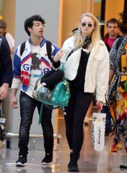 Sophie Turner & Joe Jonas - Greeted by fans at the Barcelona Airport - June 19, 2018