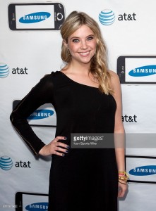 Ashley Benson arrives at the "American Idol top 24" event on february 18, 2010