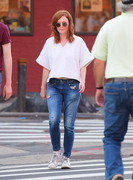 Julianne Moore and daughter Liv Freundlich out in New York City 06/23/2019