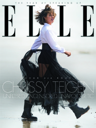 Chrissy Teigen - Elle UK Magazine January 2019