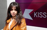Camila Cabello visits Kiss FM Studio's on February 19, 2018 in London, England.