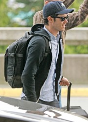 Adam Brody - Catching a departing flight from Vancouver - April 17, 2008