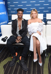 Olivia Holt & Aubrey Joseph - SiriusXM's Entertainment Weekly Radio Broadcasts Live From Comic Con at Hard Rock Hotel in San Diego, 2018-07-20