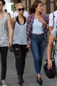Bella Hadid and Hailey Baldwin - Out in New York on September 8, 2014