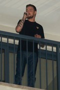 Liam Payne - performs for fans on his hotel balcony in Rio de Janeiro, Brazil - June 6, 2018