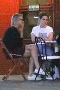 Kristen Stewart and Charlize Theron reunite for some coffee at a local spot in Los Feliz, CA 13/06/2018