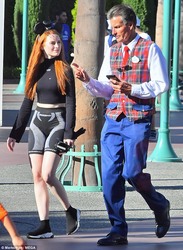 [MQ] Madelaine Petsch spending her day in Disneyland on September 15th, 2018.