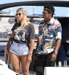Beyonce & Jay Z - pictured in Nice, France - July 18, 2018