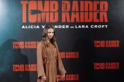 Алисия Викандер (Alicia Vikander) 'Tomb Raider' photocall in Madrid, Spain, 28.02.2018 - 80xНQ 605f76781841663