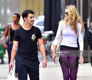 Joe Jonas and Gigi Hadid are seen in Soho on June 17, 2015 in New York City