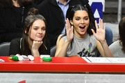Kendall Jenner - watches the game the Los Angeles Clippers and the Philadelphia 76ers  in Los Angeles, California 01/01/2019