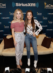 Maddie & Tae - SiriusXM's The Highway channel broadcast backstage at Academy of Country Music Awards, Las Vegas, 2018-04-14