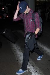 Adam Brody - At LAX airport - May 15, 2008