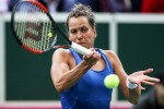 Barbora Strycova Tennis Fed Cup World Group 1 round between Czech Republic and Switzerland in Prague February 10-2018