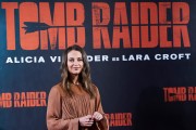 Алисия Викандер (Alicia Vikander) 'Tomb Raider' photocall in Madrid, Spain, 28.02.2018 - 80xНQ Aba6db781844733
