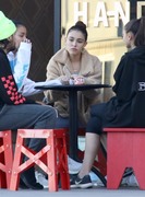 Madison Beer - Has a conversation with friends while getting ice cream in LA January 2, 2019