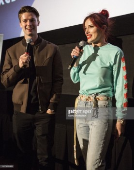 Bella Thorne the special advance screening for fans of the new movie, Midnight Sun, at the AMC River East Theater on March 5, 2018 in Chicago, Illinoi