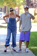 Hailey & Justin Bieber - are picture-perfect during stroll through Beverly Hils 08/04/2019
