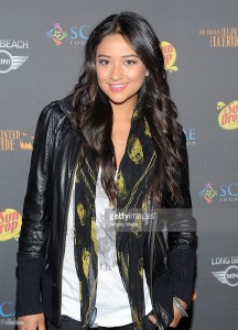 Shay Mitchell arrives at the 3rd Annual Los Angeles Haunted Hayride VIP Premiere Night in Griffith Park on October 9, 2011 in Los Angeles