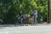 Stephen Moyer & Anna Paquin - Out for a bike ride with their kids in Santa Barbara - May 27, 2017
