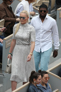 Lindsey Vonn - seen watching Serena Williams on day five of The Roland Garros 2019 French Open tennis tournament in Paris 05/30/2019
