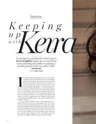 Keira Knightley - The Glossary Winter 2018/2019
