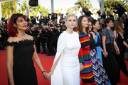 Actresses take part in the #MeToo #TimesUp Movement During 'Girls of the Sun' premiere, 71st Cannes Film Festival, 12/05/2018